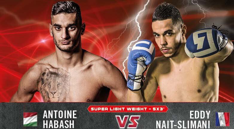 Eddy Nait SLIMANI Vs Antoine HABASH Kickboxing Fight Video MONACO