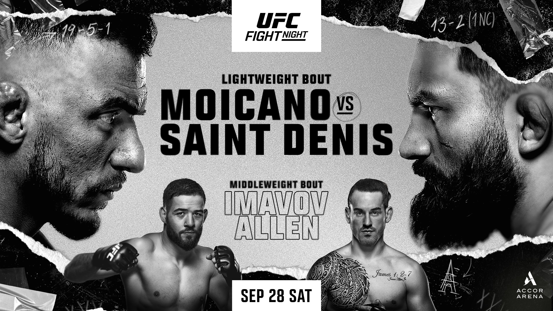 Ufc Paris D Couvrez La Carte Et L Ordre Des Combats Pour Samedi