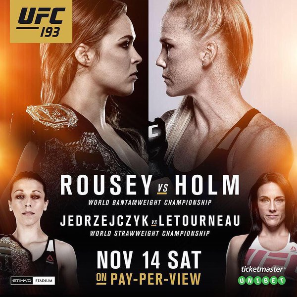 Ronda Rousey vs Holly Holm - Full Fight Video - UFC 193 ...