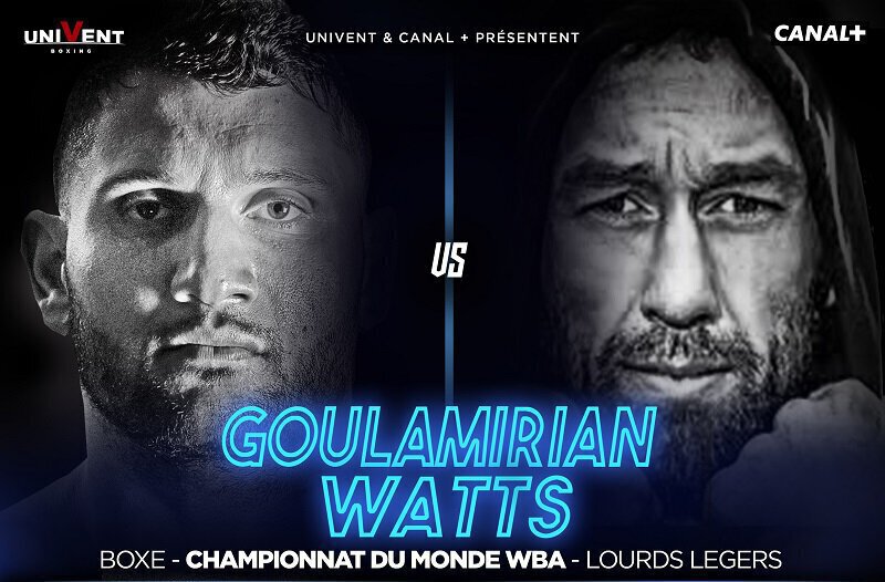 Arsen GOULAMIRIAN remet son titre mondial WBA en jeu face à l'Australien Kane WATTS