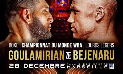 Arsen GOULAMIRIAN défendra sa ceinture mondiale face au TOP 10 WBA à Marseille