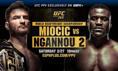 UFC 260 Résultat - Ngannou vs Miocic 2