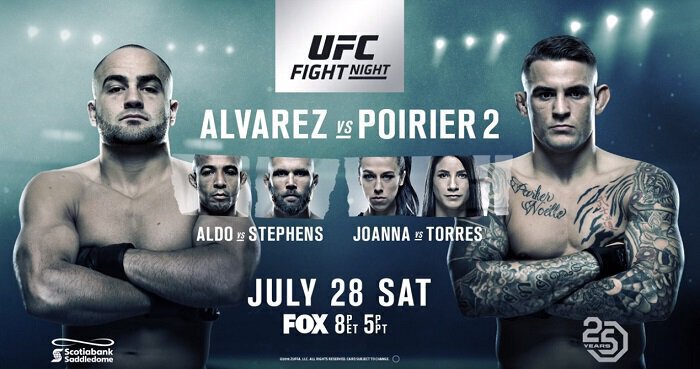 UFC on FOX 30 - Alvarez vs Poirier 2 - Résultats et Bonus