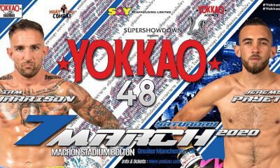 PAYET vs HARRISON reprogrammé pour le 7 mars au YOKKAO 48