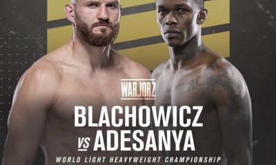 Israël Adesanya vs Jan Blachowicz officialisé pour l'UFC 259
