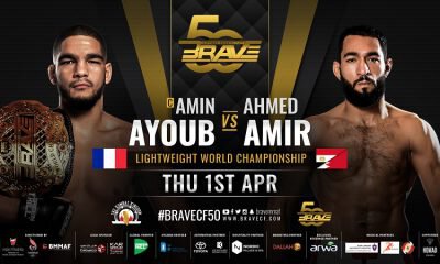 Amin Ayoub défendra sa ceinture du BRAVE CF face à Ahmed Amir