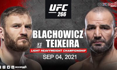 Jan Blachowicz vs. Glover Teixeira prévu pour la ceinture des lourds légers à l'UFC 266