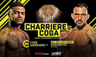 Morgan Charriere vs Max Coga pour la ceinture du Cage Warriors