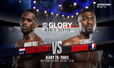 Cedric Doumbé vs Murthel Groenhart - Full Fight Video - Glory 28