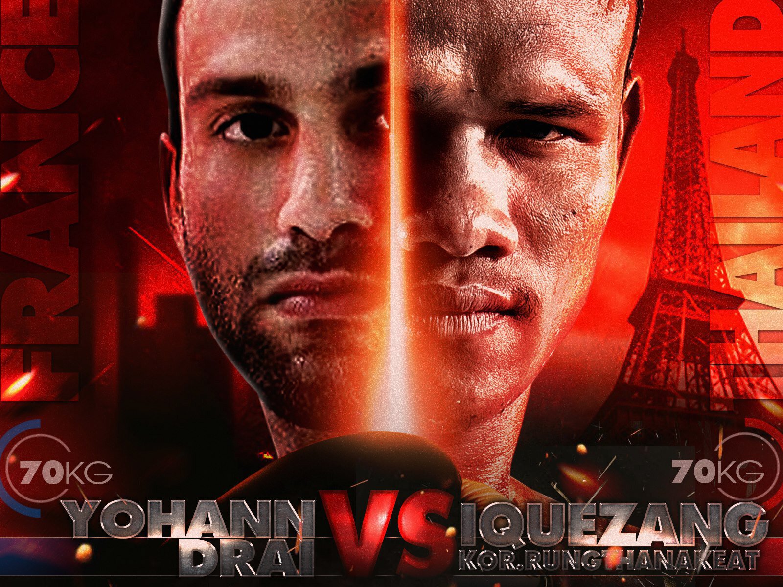 Yohann DRAI vs IQUEZANG 2 - Muay Thai Video - THAI FIGHT PARIS