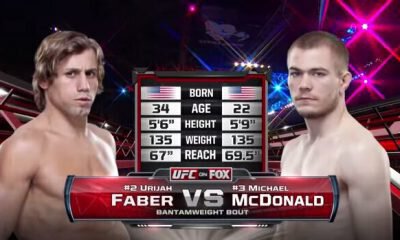 Urijah Faber vs Michael McDonald - Fight Video UFC
