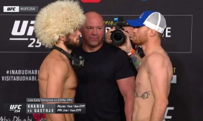 UFC 254 Video - Khabib Nurmagomedov et Justin Gaethje Face à Face