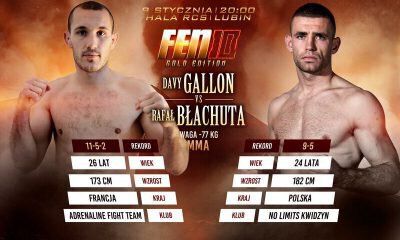 Davy Gallon vs Rafal Blachuta - Full Fight Video - FEN 10