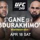 Cyril Gane vs Shamil Abdurakhimov en finalisation pour l'UFC 249