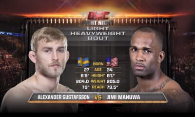 Alexander Gustafsson vs Jimi Manuwa - Full Fight Video
