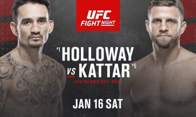 UFC Fight Night - Holloway vs Kattar - Carte des combats, direct Live, Résultats
