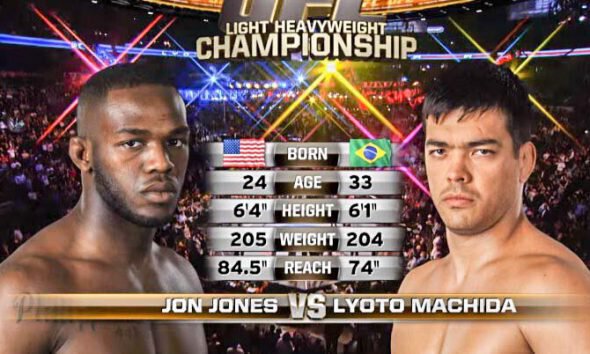 Jon JONES vs Lyoto MACHIDA - MMA FIGHT VIDEO - UFC Title