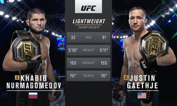 Khabib Nurmagomedov vs Justin Gaethje - Replay du combat - Vidéo UFC