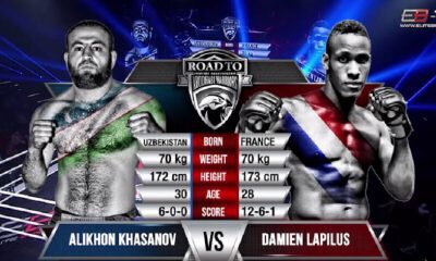 Damien LAPILUS vs. Alikhan KHASANOV - Full Fight Vidéo - AD WARRIORS