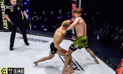 VIDEO - Nicolas Leblond signe un gros KO en MMA avec le Cage Warriors