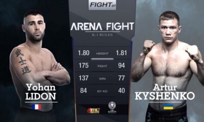 Yohan LIDON vs Artur KYSHENKO - Full Fight Video - Arena Fight
