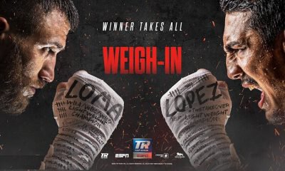Loma vs Lopez - Vidéo et résultats de la pesée en Direct