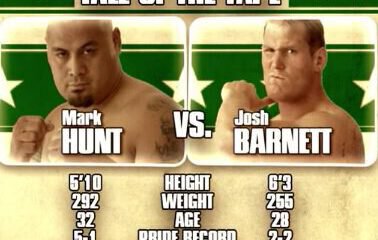 Josh Barnett vs Mark Hunt - Full Fight Video - PRIDE FC
