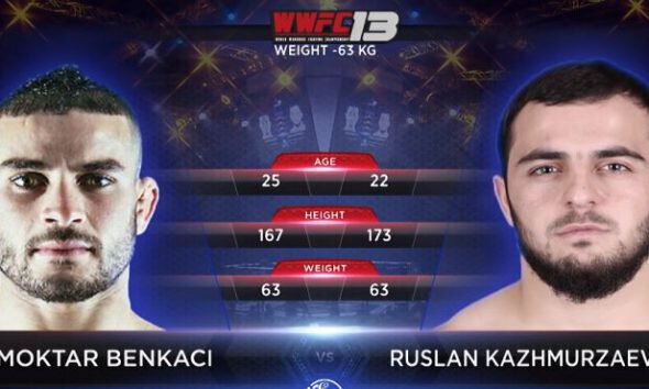 Moktar BENKACI vs Ruslan KAZHMURZAEV - Full Fight Video - MMA WWFC