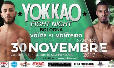 Jérémie MONTEIRO combattra à Bologne avec le YOKKAO