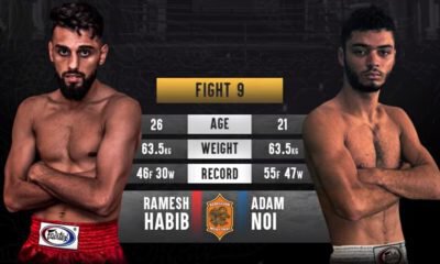 Adam NOI vs Ramesh HABIB - Full Fight Video - Muaythai