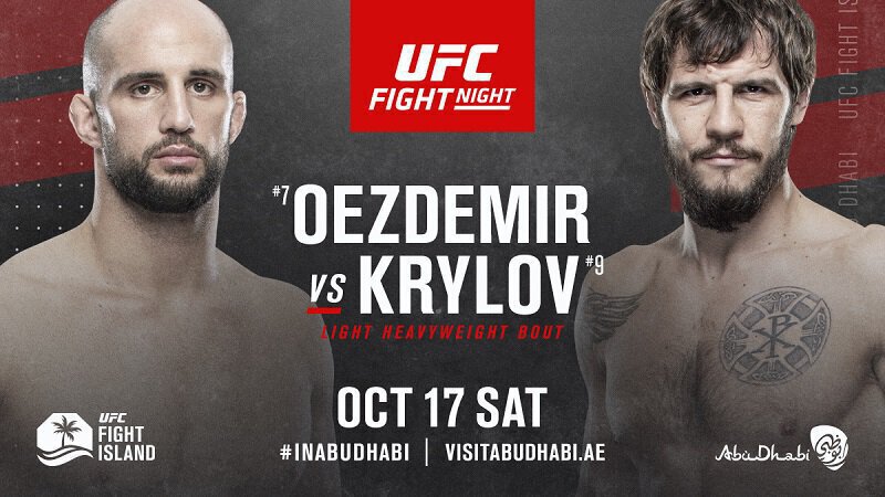 Volkan Oezdemir vs Nikita Krylov en Co-Main Event de l'UFC Ortega vs Korean Zombie