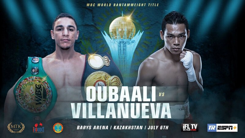 Nordine OUBAALI affrontera Arthur VILLANUEVA pour sa première défense du titre mondial WBC.