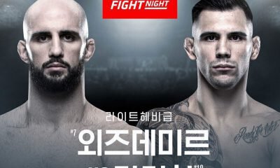 Volkan OEZDEMIR vs Aleksandar RAKIC annoncé pour l'UFC Busan