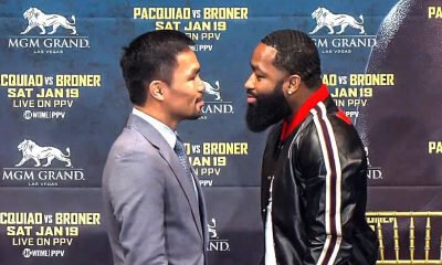 Manny PACQUIAO vs Adrien BRONER - Replay Video conférence de presse et Face à Face
