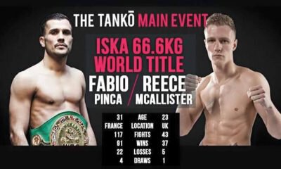 Fabio PINCA vs Reece McALLISTER - Full Fight Video - TANKO 2016