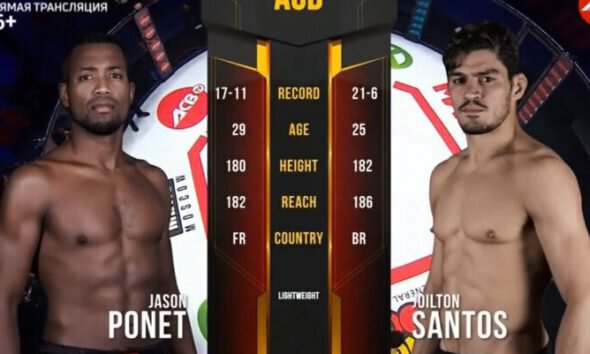 Jason PONET vs Joilton SANTOS - Combat de MMA - Fight Video