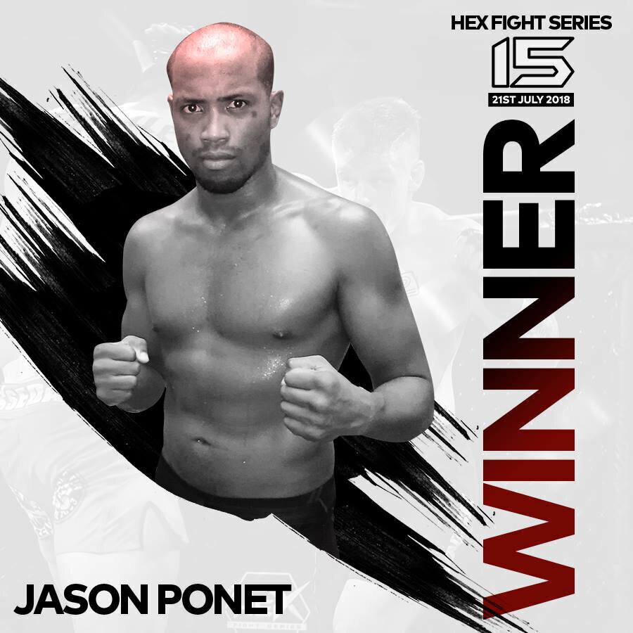 Jason PONET signe une victoire par KO au HEX Fight Series - VIDEO