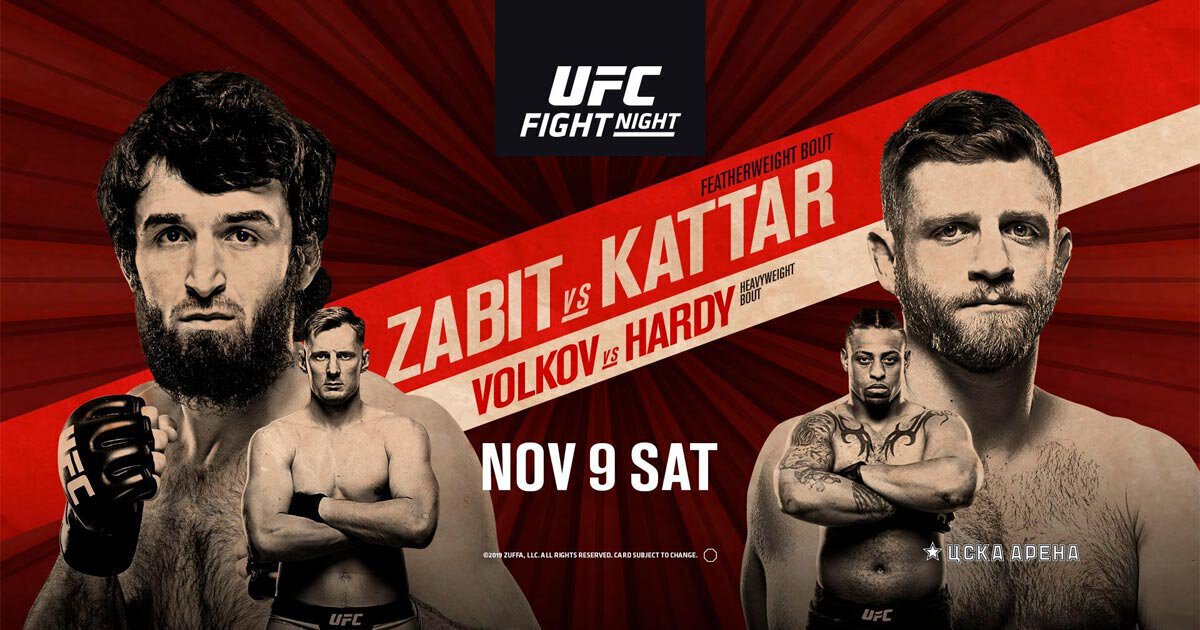 UFC Moscou - MAGOMEDSHARIPOV vs Calvin KATTAR - Résultats