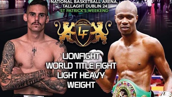 Hamza NGOTO vs Toby SMITH à Dublin pour la ceinture du Lion Fight