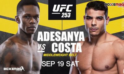 UFC 253 - Adesanya vs Costa - Carte des combats, résultats, infos direct live et vidéos