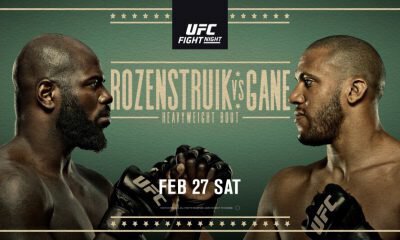 UFC Vegas 20 - Gane vs Rozenstruik - Résultats des combats de la soirée