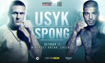Tyrone SPONG vs Oleksandr USYK le 12 octobre à Chicago