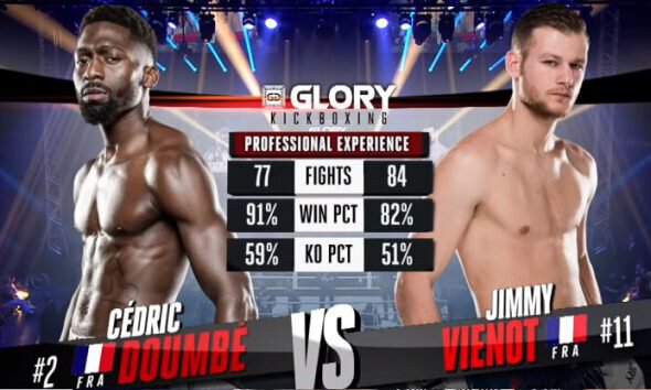 Cedric DOUMBE vs Jimmy VIENOT - Full Fight Video - GLORY Kickboxing