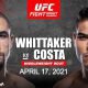 Robert Whittaker vs Paulo Costa en préparation pour l'UFC Fight Night du 17 avril