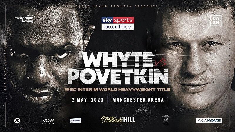 Dillian WHYTE Vs Alexander POVETKIN Programmé Pour Le 2 Mai à Manchester