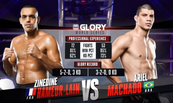 Zinedine HAMEUR LAIN vs Ariel MACHADO 2 - K-1 FIGHT VIDEO - GLORY 38