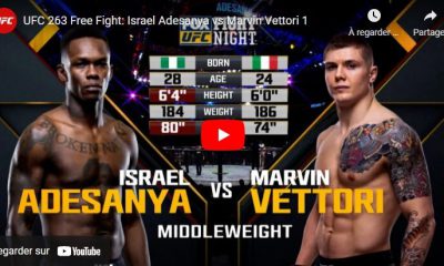 Israel Adesanya vs Marvin Vettori - Replay du combat - Vidéo UFC