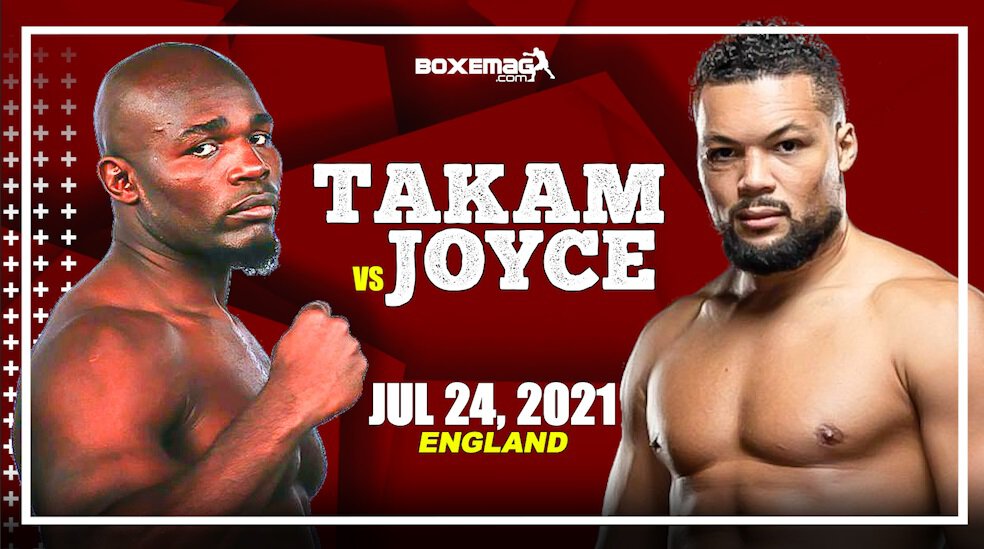 Carlos Takam vs Joe Joyce prévu le 24 juillet