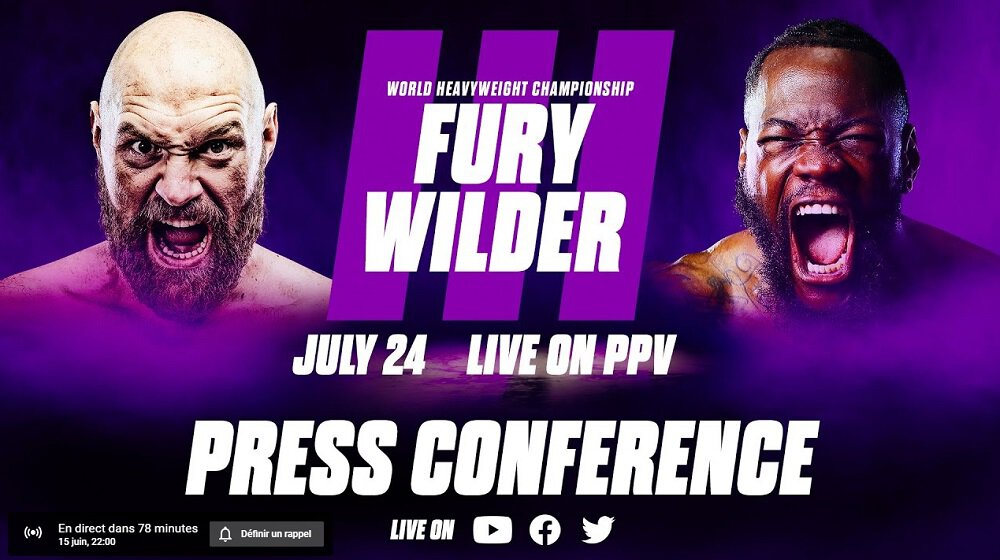 Tyson Fury vs Deontay Wilder 3 - Suivez la nouvelle conférence de presse en Direct