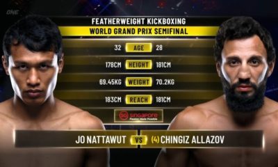 Jo Nattawut vs. Chingiz Allazov ONE Championship